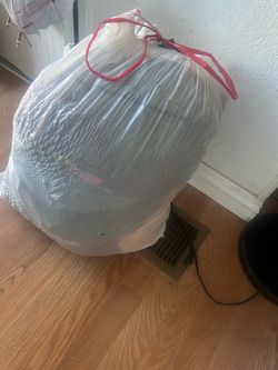 Plus size bag of clothing
