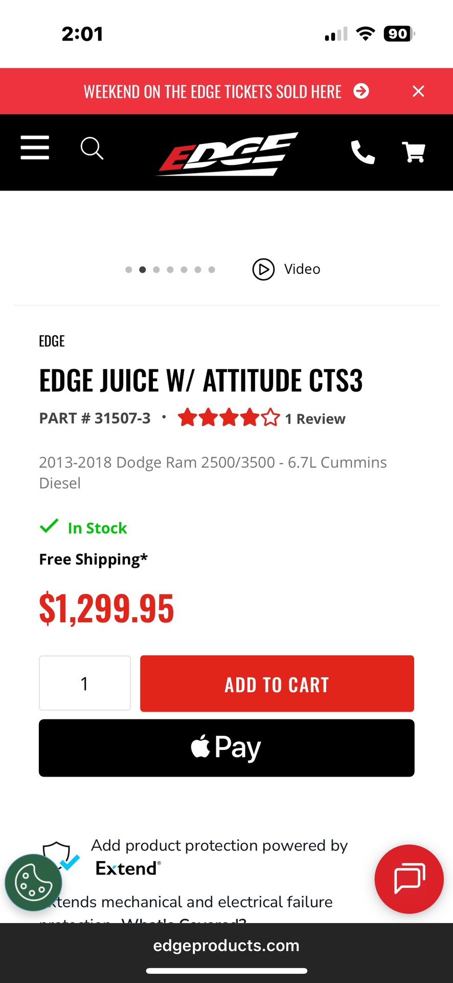 2013-2018 Ram Edge Juice With Attitude CTS3