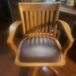 Wooden  Desk Chair 