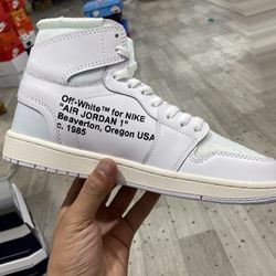 Jordan 1 High Off White White 40