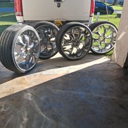 26 Inc RIMS & TIRES AS IS 