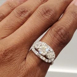 Diamond Ring - Antique,  European Cut Diamonds