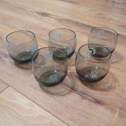 NFL official Los Angeles Rams smokey round glass