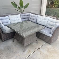 Outdoor Lounge Dining Set