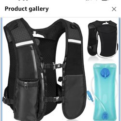 Hydration Backpack with 2L Water Bladder