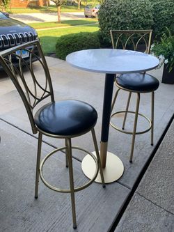 Pub Table with 2 Chairs