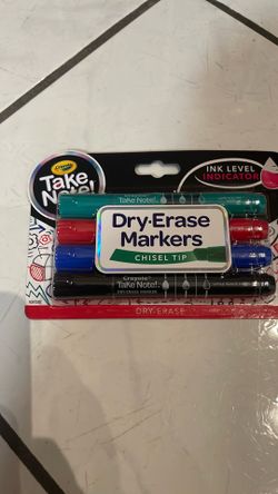 Crayons Dry erase markers