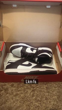 Nike Dunk Low Black White Panda Men size 8