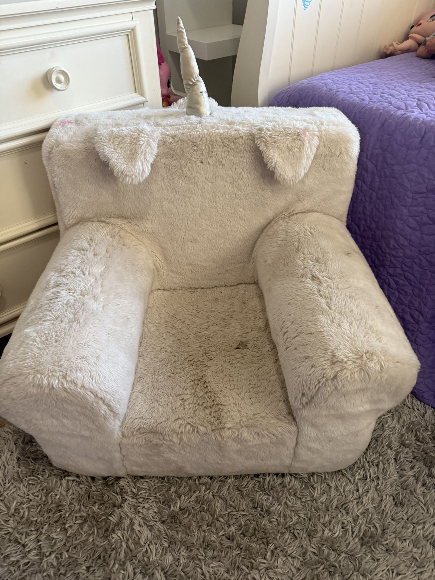 Pottery barn kids unicorn Chair