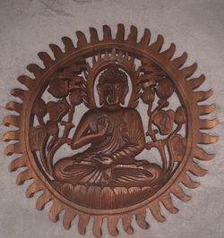 handmade wooden wall mount