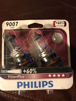 Philips 9007 Vision Plus Upgrade Headlights bulbs 2-pack