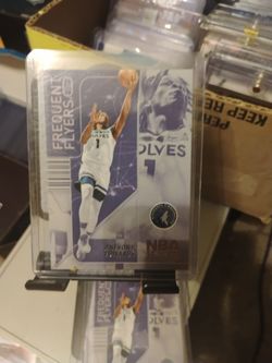 Anthony Edwards NBA Frequent Flyers Trading Card