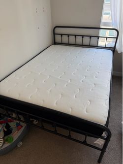 Full size mattress and frame