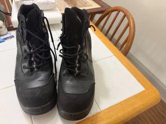 Reebok Black Tactical Lace-Up Work Boots sz 15