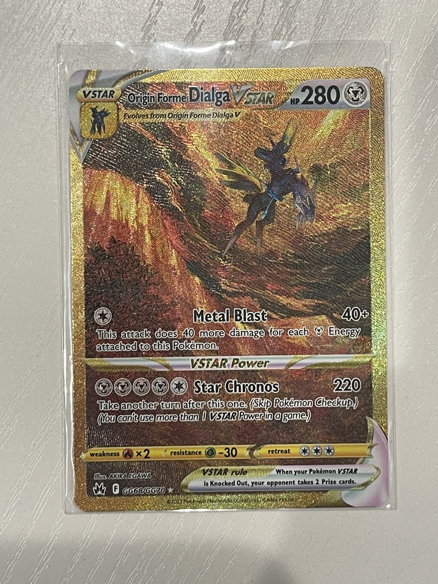 golden dialga pokemon card Vstar GG68/GG70 - Extended Artwork Display Case The item may be similar but not exactly the same as the image (e.g The Rarest Cards in Pokemon