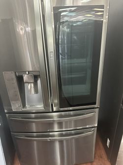LG Fridge Instaview black Used