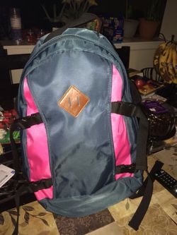 Backpack new pink and navy blue