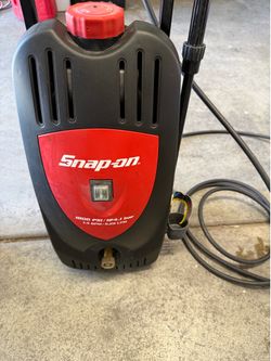 Snap on pressure washer