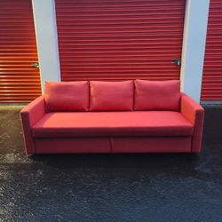 Orange Sleeper Couch - Free Delivery