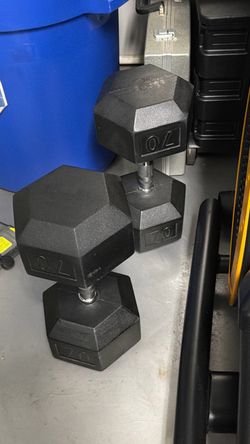 70 pound dumbbells