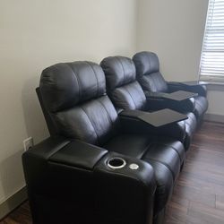 Recliner Seatcraft Pure Leather Black