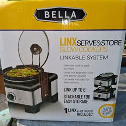 Bella Slow Cookers Linkable System. 