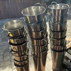 Flower Buckets Different Sizes 