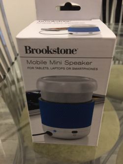 Brookstone mobile mini speaker brand new