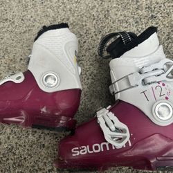 SALOMON SKI BOOTS GIRLS Size 18