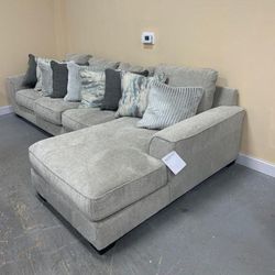 Ardsley Pewter RAF Large Sofa Chaise