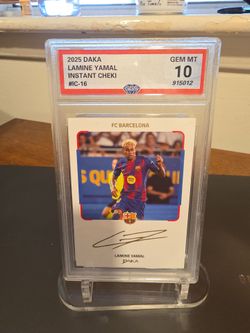 Lamine Yamal 2025 Daka Instant Cheki Auto GGS 10
