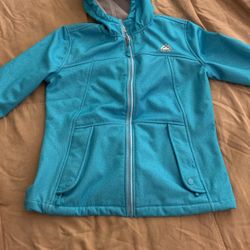 Snozu Girls Softshell Fleece Lined Hooded Jacket