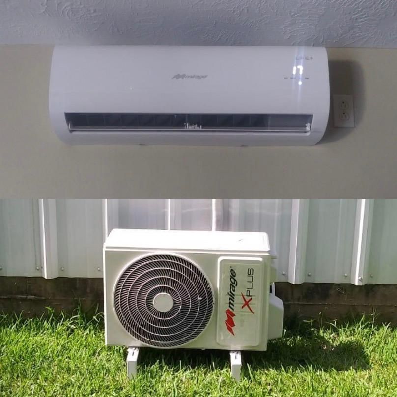 Aire acondicionado Minisplit sin ductos nuevo con calefacción para casa móvil, garages,agregados etc 12000btus
