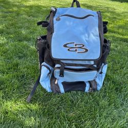 Light Blue And Black Boombah Softball Bag