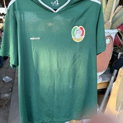 Mexico 1998 World Cup inspired green soccer jersey