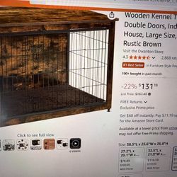 Indoor Dog Kennel Table - Furniture