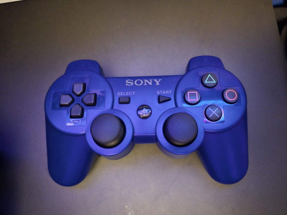 PS3 Third Party Controller Blue Dualshock 3 - PlayStation 3