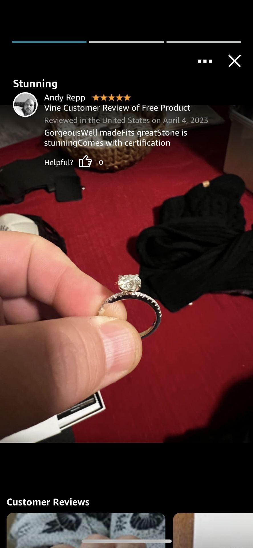 Woman’s Diamond Ring