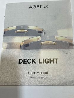 AGPtek Deck Light User Manual CDN-SDL01