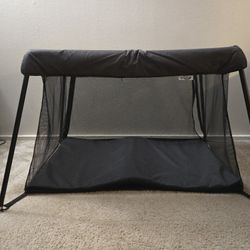UNiPLAY Baby Foldable Travel Crib, Portable Baby pop-up Playpen with Side Zipper Design