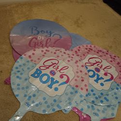 Free Gender Reveal Balloons 