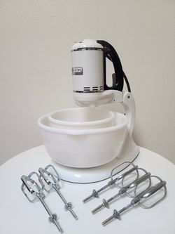 Vintage 1940s General Electric Triple Whip Mixer In Rare Great Condition - Still Works!