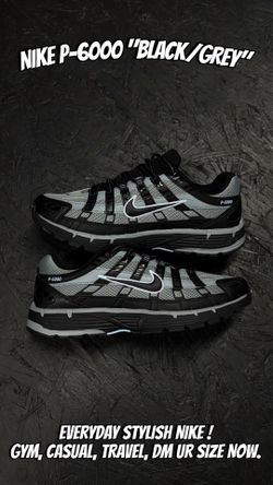 Nike P-6000 “Black, Grey”