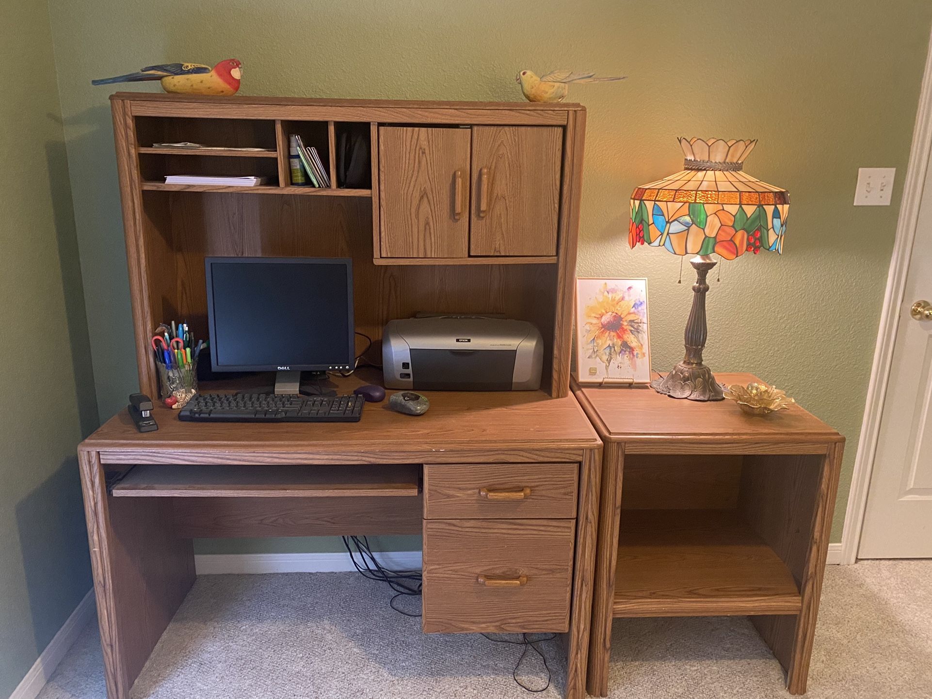 Desk & End Table For Sale in excellent condition!