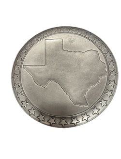 Wilton Armetale "Texas & Stars" Round Plate 15 1/2"  #821104