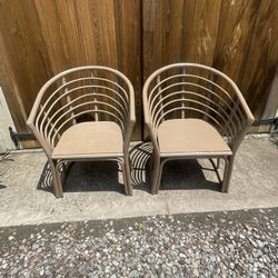 Pair of MCM Style Chairs 