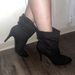 Black booties 