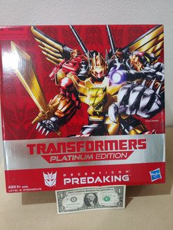 Transformers Predaking Platinum Edition 2013 Generations