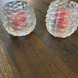Pinecone candle glass holders