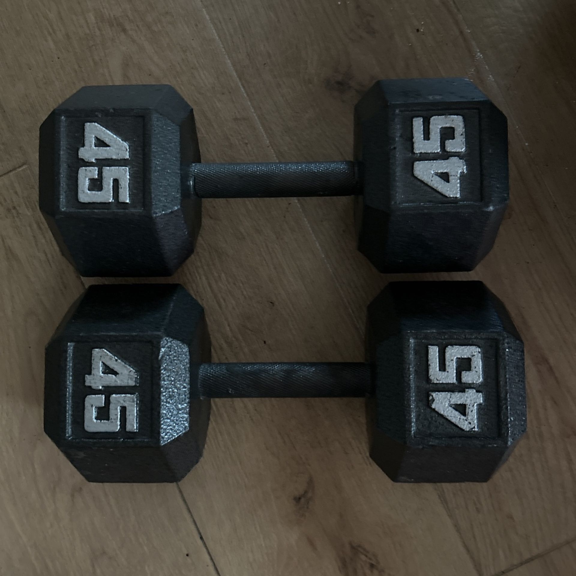 45 Lb Dumbbells (set)